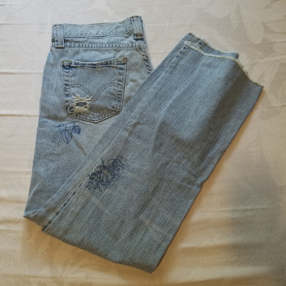 Levi's slouch bootcut jeans